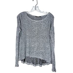 Generation Love zebra print lightweight knit sweater size M/L